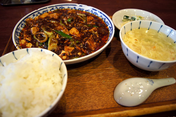 四川麻婆豆腐ランチ