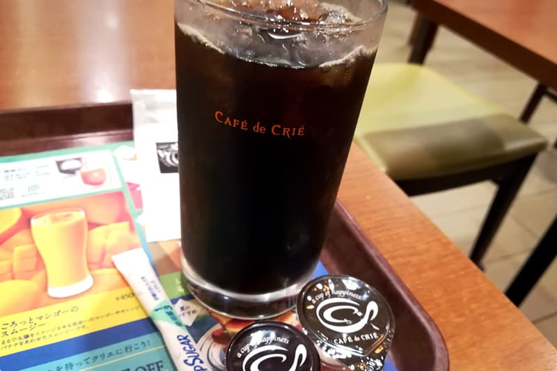 カフェ・ド・クリエのコーヒー