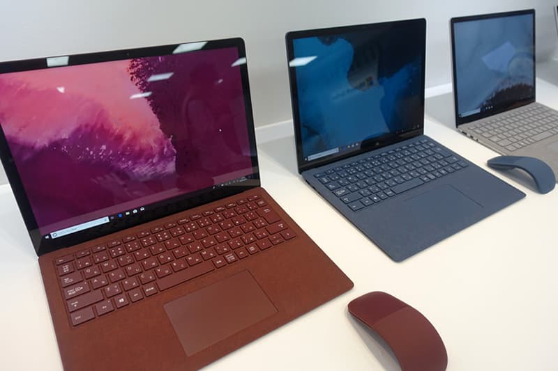 Surface Laptop 2カラー