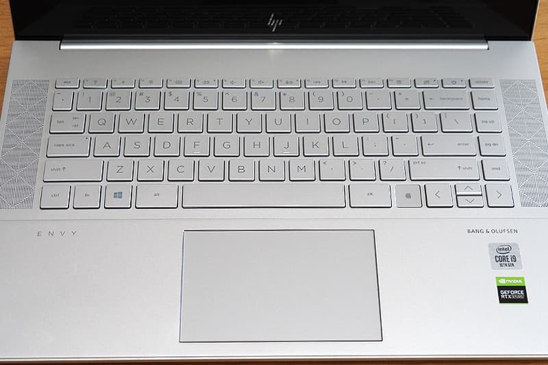 HP ENVY 15のキーボード