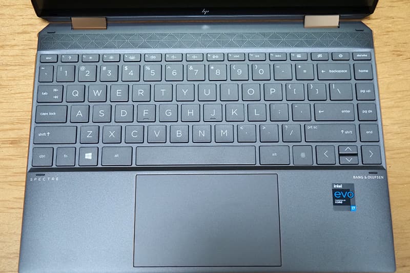 HP Spectre x360 14のキーボード