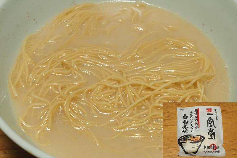 一風堂の白丸インスタントラーメン