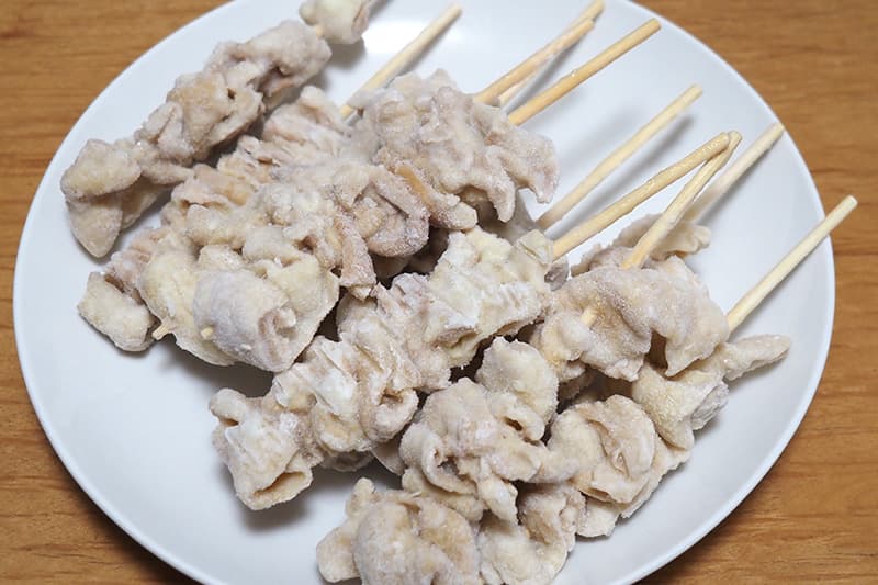 冷凍鶏皮串10本