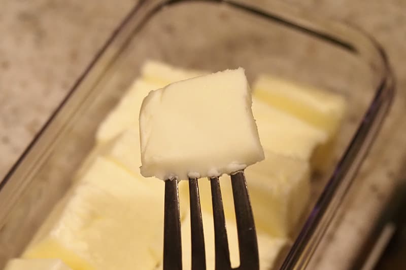 バターの大きさ