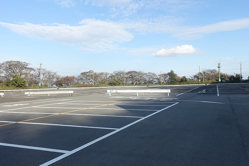 生駒山上遊園の駐車場
