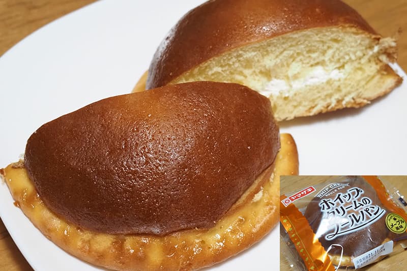 山崎製パン ホイップクリームのブールパン