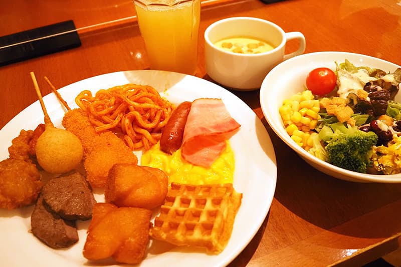 ホテル京阪ユニバーサル・タワーの朝食ビュッフェ