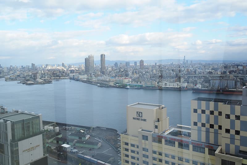 ホテル京阪ユニバーサル・タワーからの景色