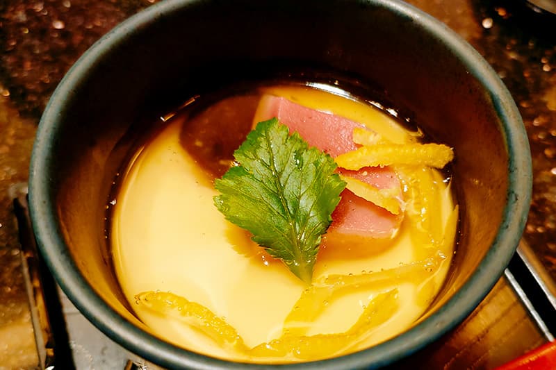 加賀麩入り茶碗蒸し