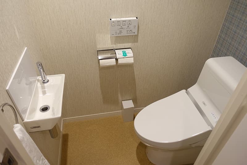 ホテル ユニバーサル ポートのトイレ