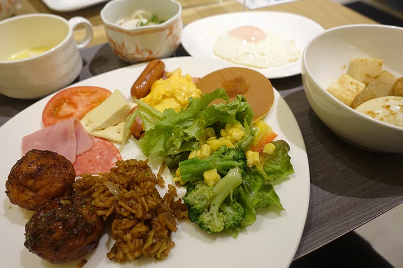 ホテル日航姫路の朝食ビュッフェ