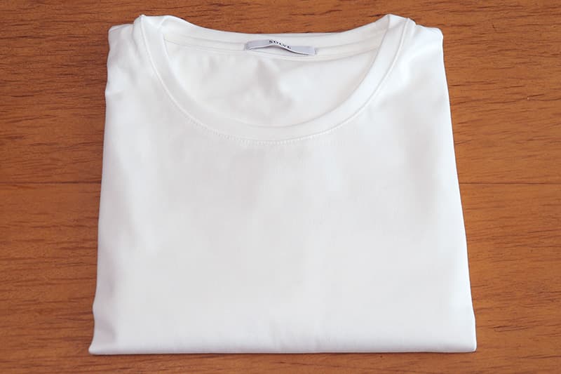 SOLVEの仕事Tシャツ（Palo Alto） クルーネック ホワイト