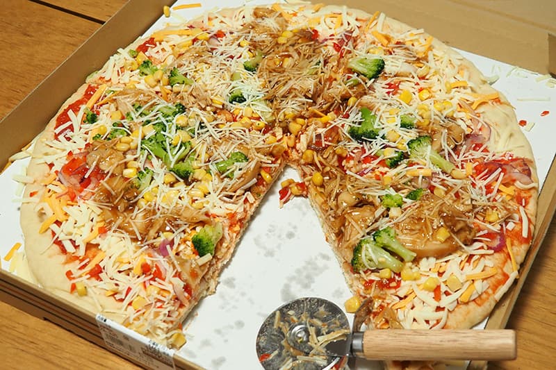コストコのピザの切り方
