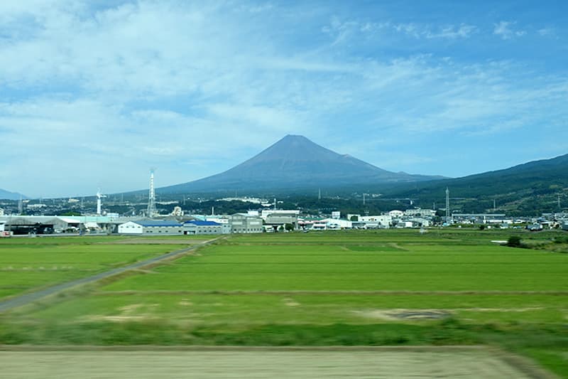 富士山と田んぼ