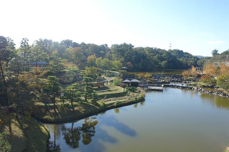 けいはんな記念公園の日本庭園