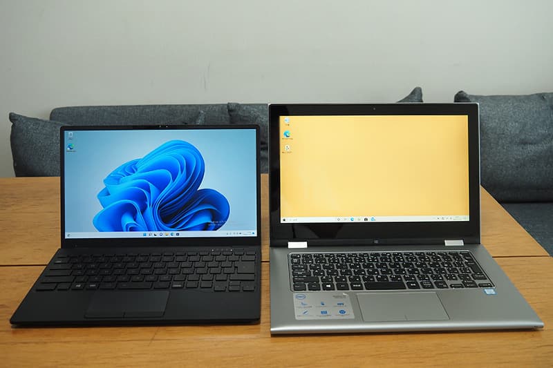 富士通 FMV Zero LIFEBOOK WU4 G2と13.3型のノートパソコンを比較