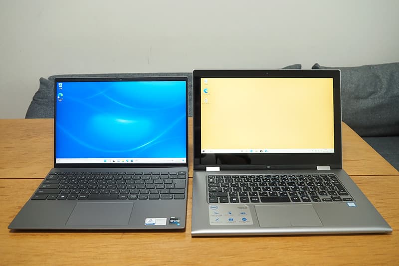 Dell Vostro 5320と13.3インチノートパソコンの比較