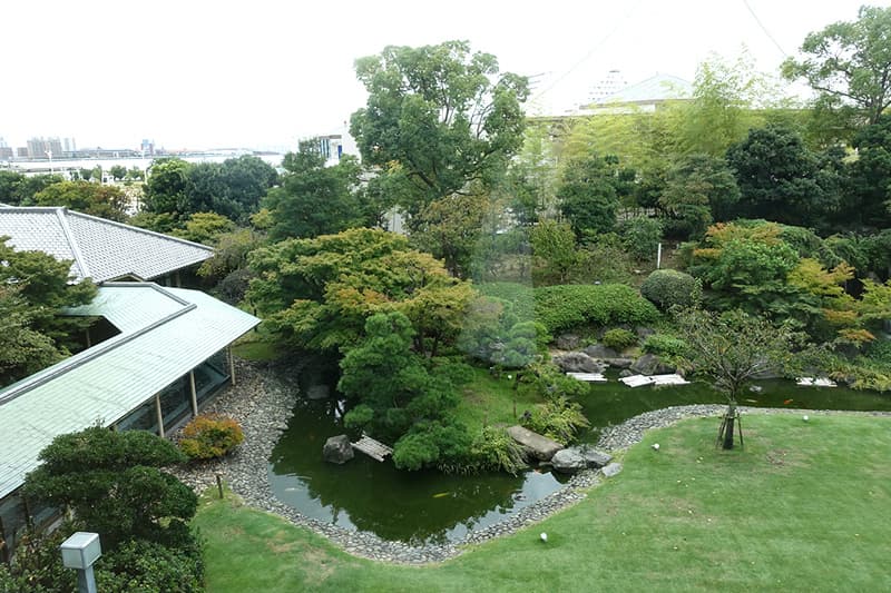 ホテルオークラ神戸の日本庭園
