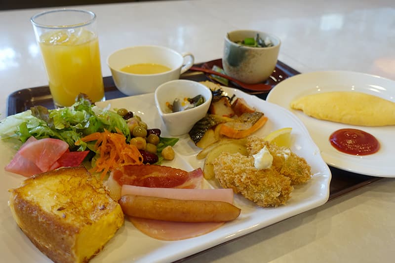 福山ニューキャッスルホテルの朝食ビュッフェ
