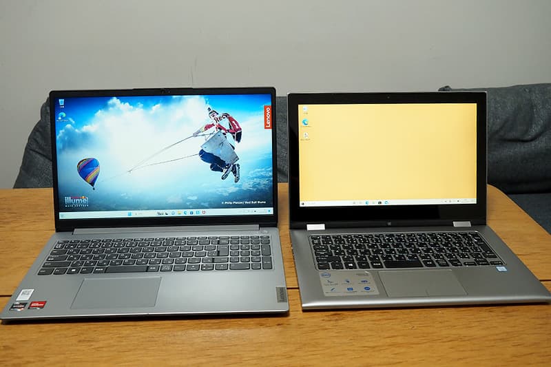 Lenovo IdeaPad Slim 170と13.3型のノートパソコンの比較