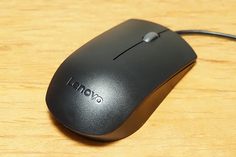 Lenovo 有線USB光学ホイールマウス