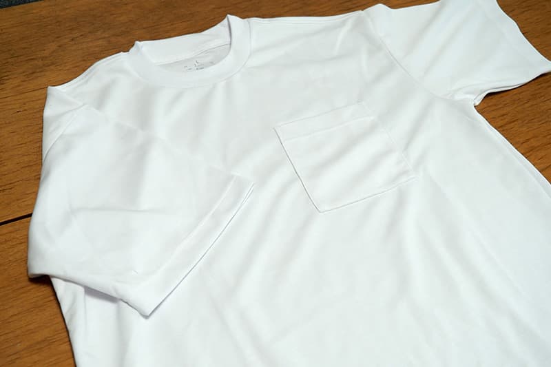無印良品 涼感UVカットワイド半袖Tシャツ
