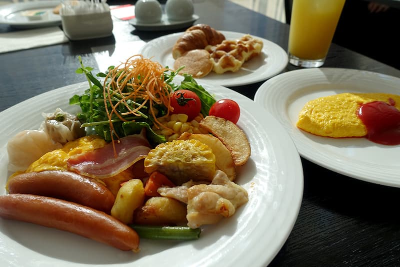 ニューオータニイン横浜プレミアムの朝食ビュッフェ