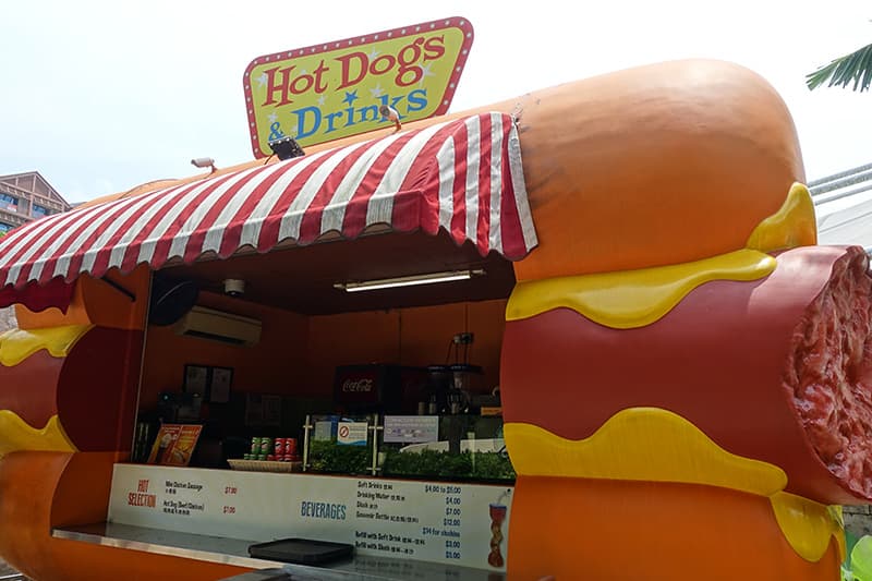 Hot Dogs and Drinks Cart