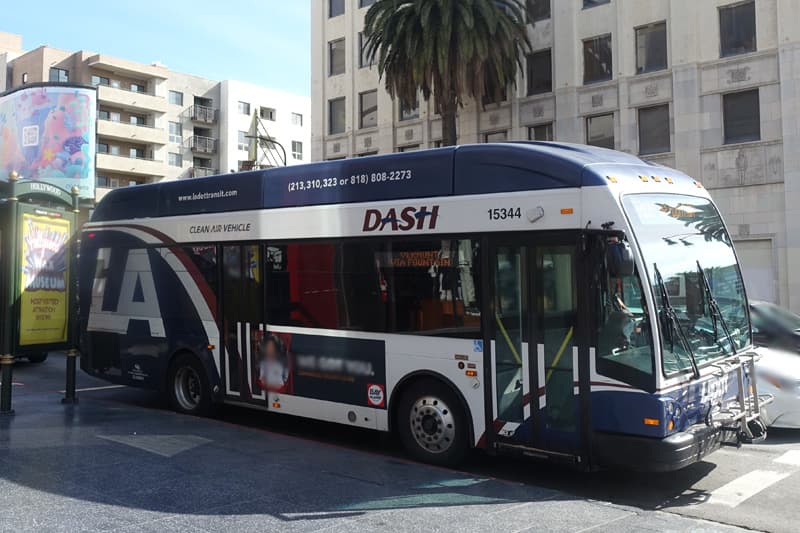 ロサンゼルスのDASHバス