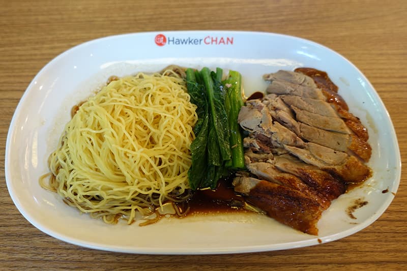 Hawker ChanのROASTED DUCK NOODLE