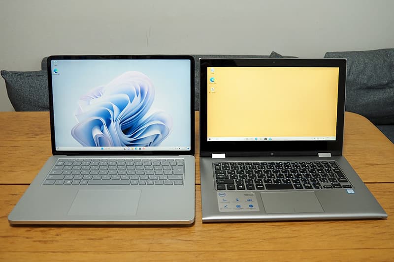 Surface Laptop Studio 2と13.3型のノートパソコンの比較