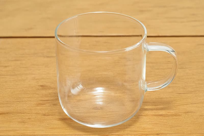 無印良品 耐熱ガラス マグカップ