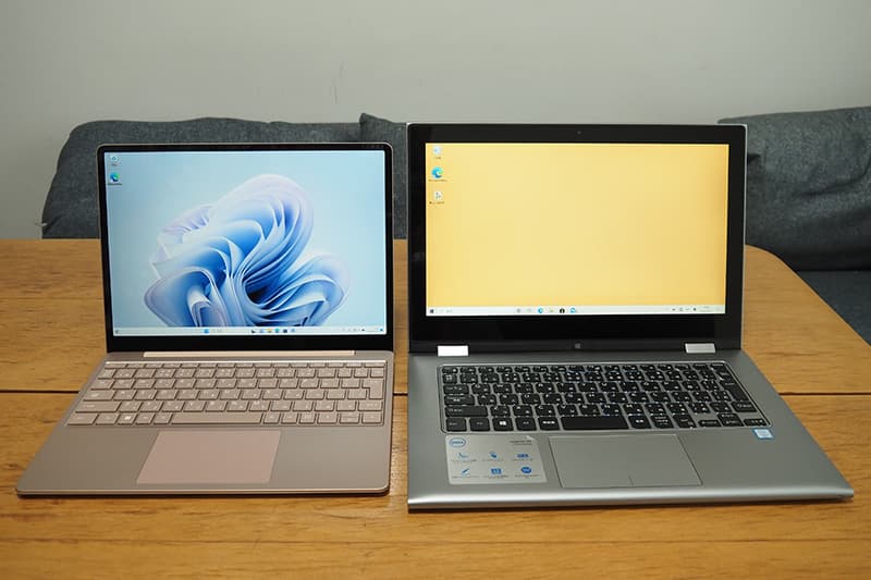 Surface Laptop Go 3と13.3型のノートパソコンの比較