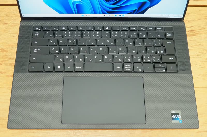 Dell XPS 15 9530のキーボード