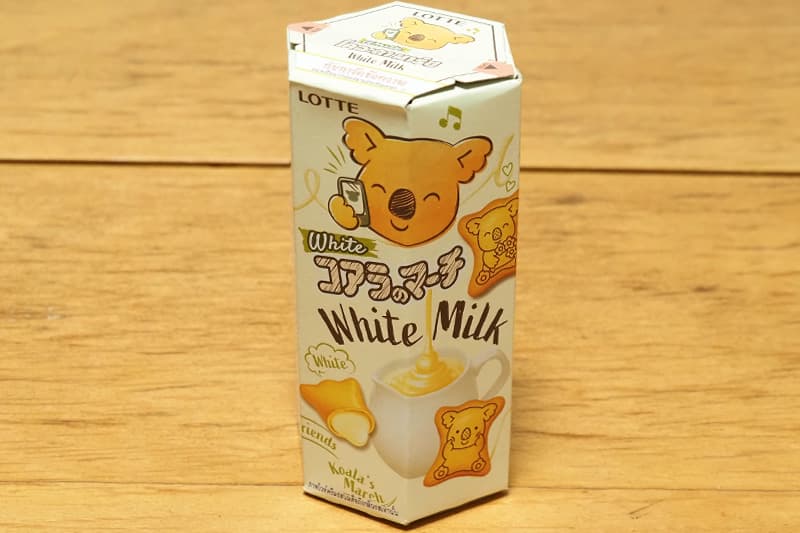 タイのコアラのマーチのホワイトミルク味