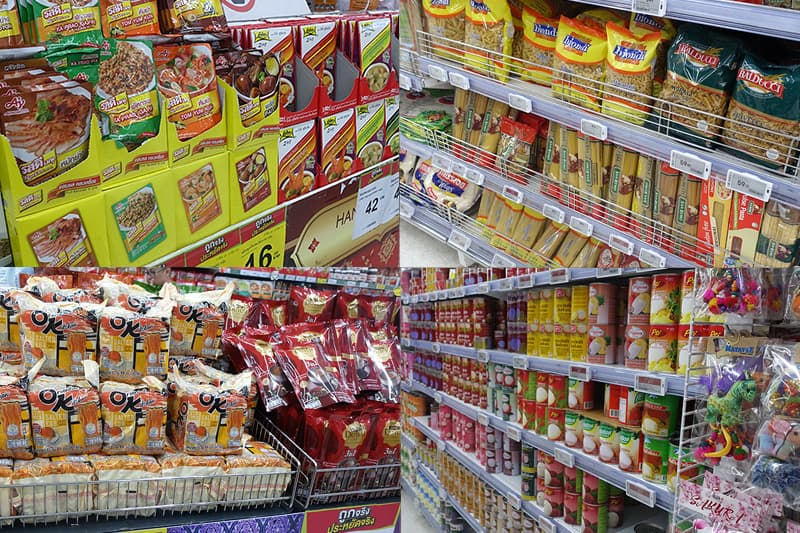 タイのBig Cの食品売り場