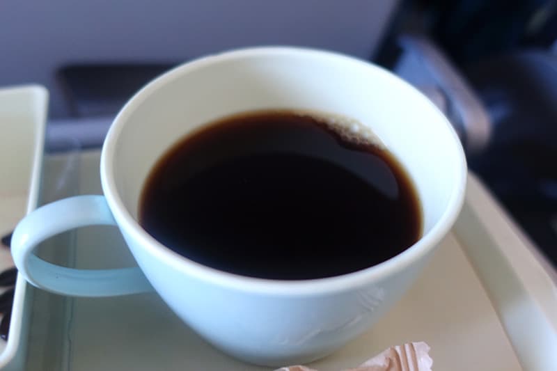 ベトナム航空のホットコーヒー