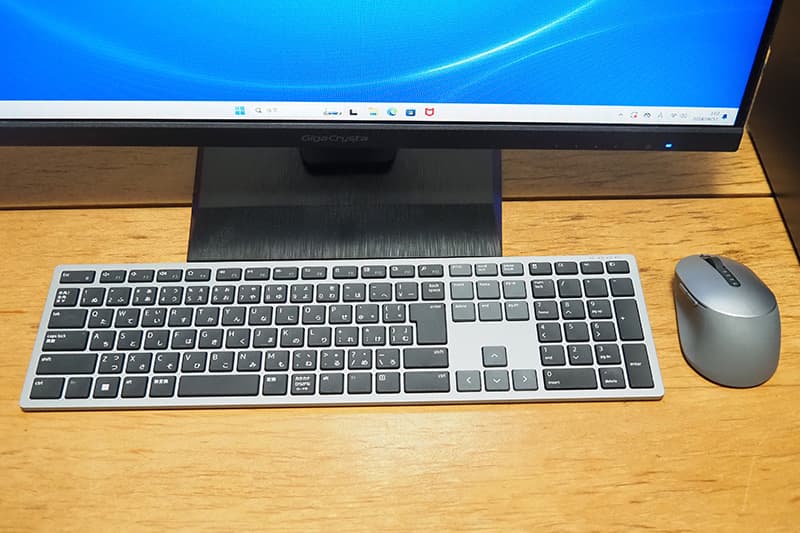 Dellのワイヤレスのキーボードとマウス