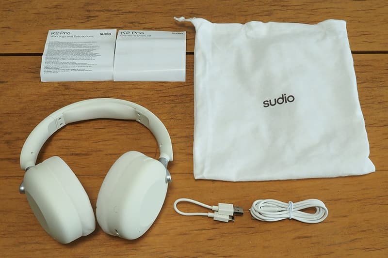 Sudio K2 Proの同梱物