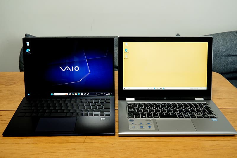 VAIO SX14-Rと13.3インチノートパソコンの比較