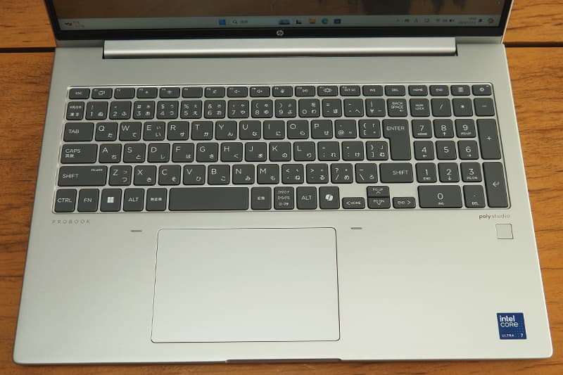 HP ProBook 460 G11のキーボード