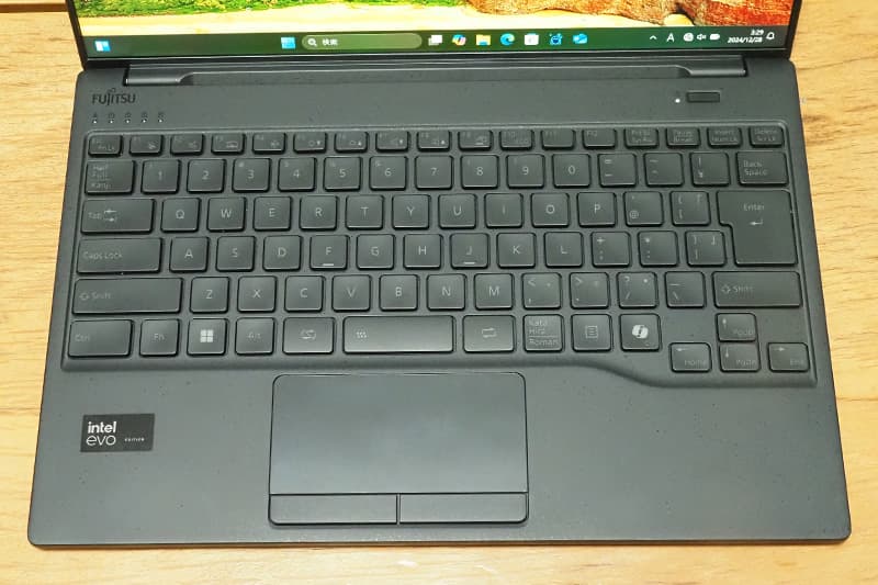 富士通 LIFEBOOK WU4 J3のキーボード