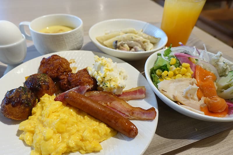 ホリデイイン スイーツ新大阪の朝食