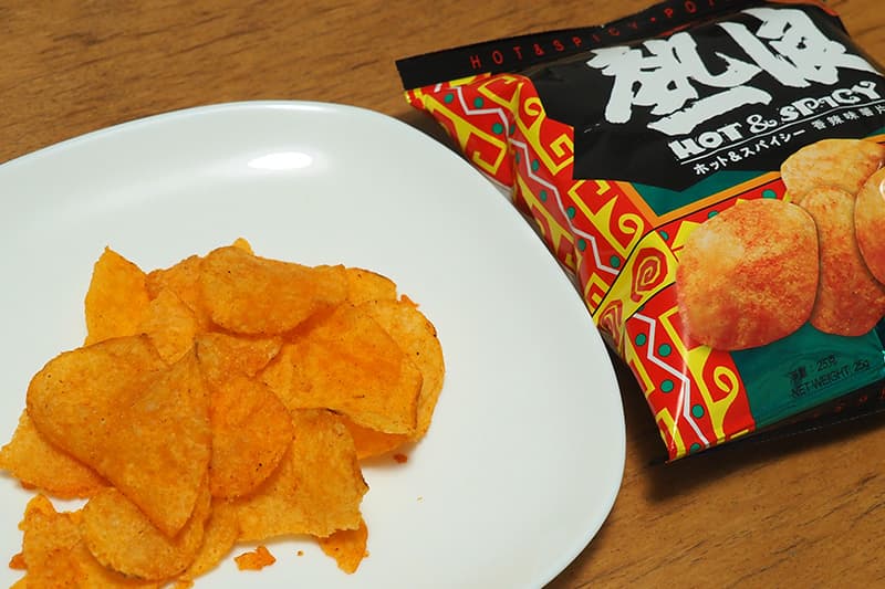 カルビーの熱浪ポテトチップス