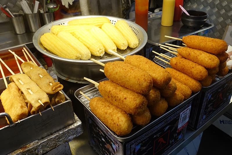 広蔵市場の食べ歩きグルメ