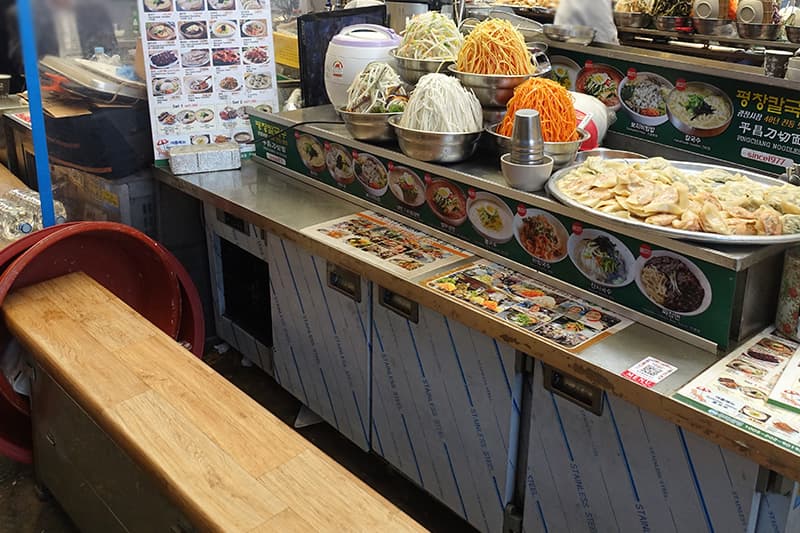 広蔵市場の屋台