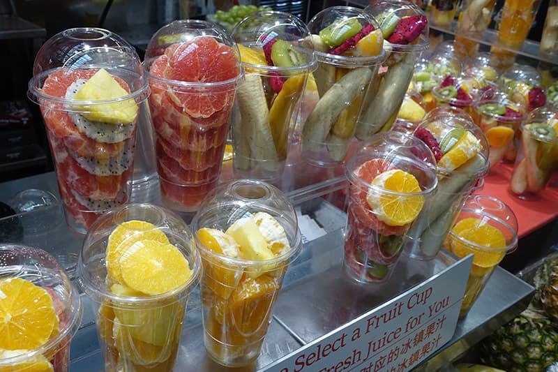 広蔵市場のフルーツジュース