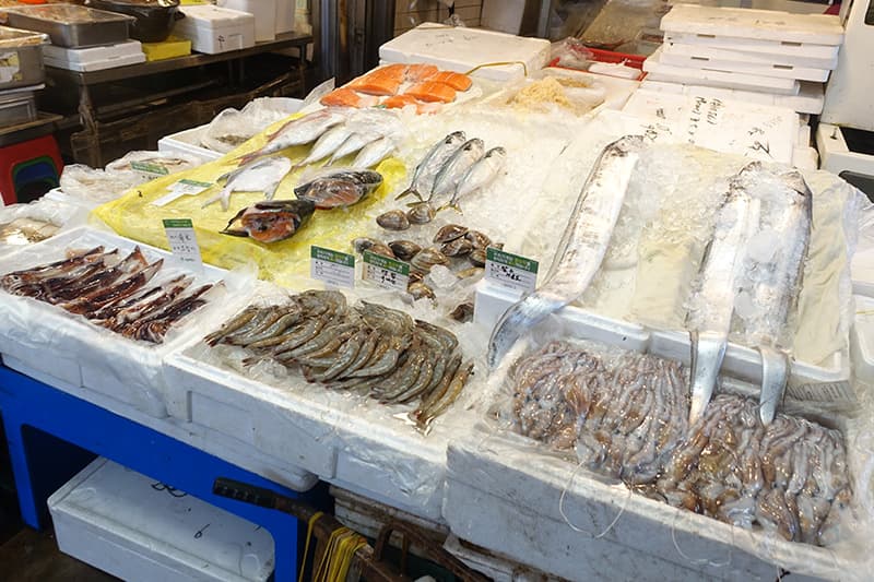 広蔵市場の海鮮