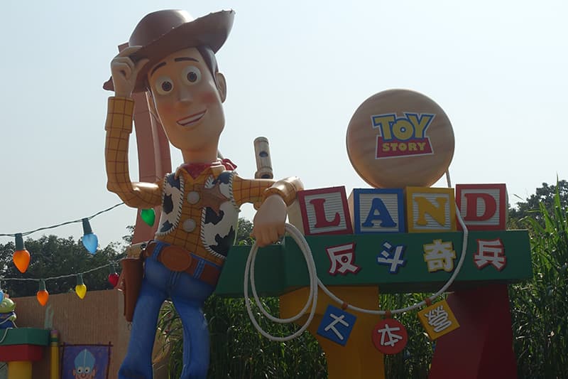 香港ディズニーランドのトイストーリーランド