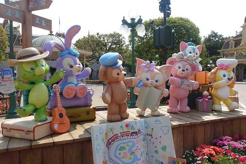 香港ディズニーランドのダッフィー